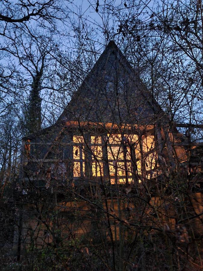 Het Boshuisje In Durbuy Vila Exterior foto